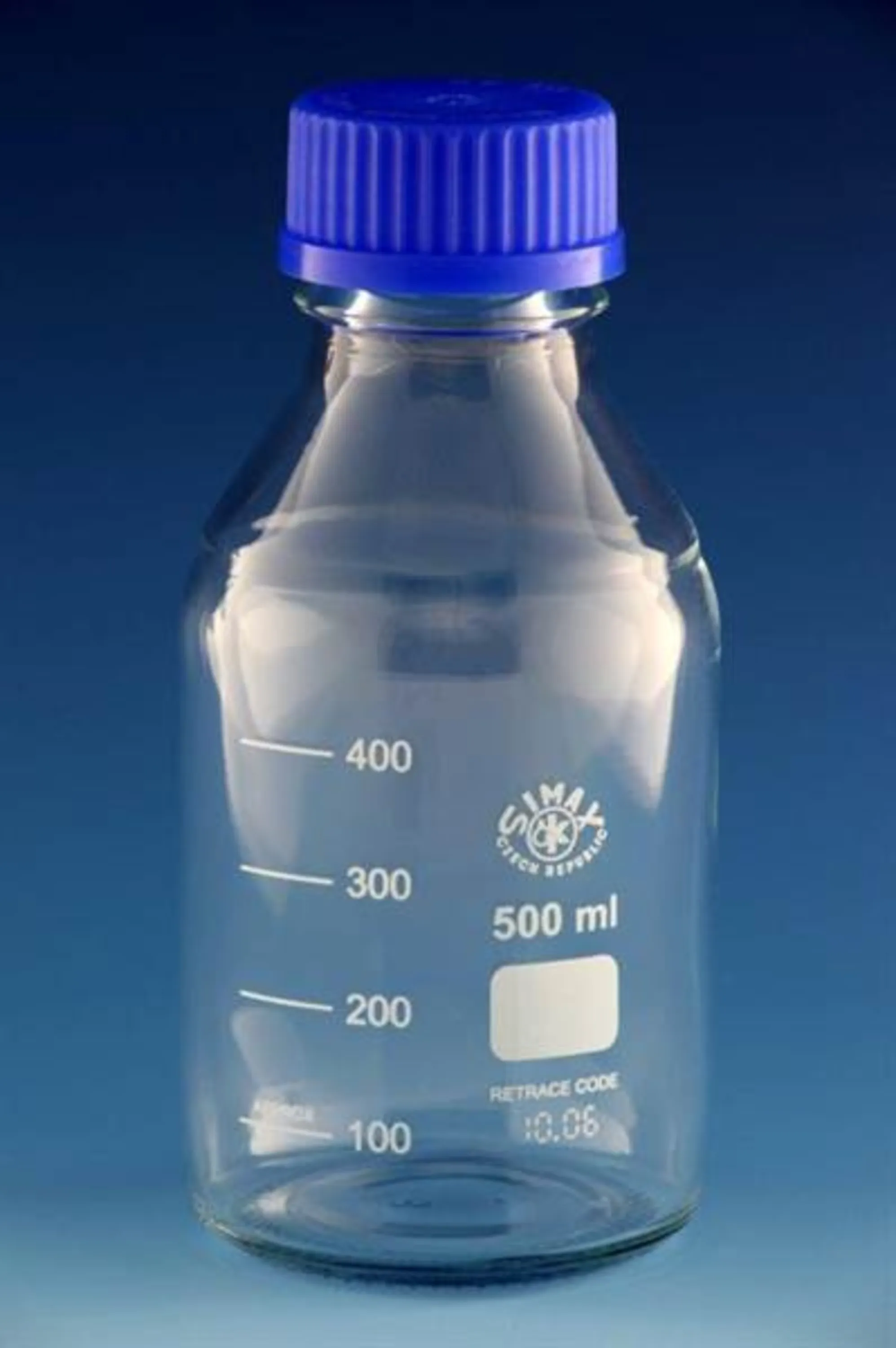 بطری شیشه ای در آبی  زیماکس حجم 500 سی سی بطری شیشه ای در آبی  زیماکس حجم 500 سی سی